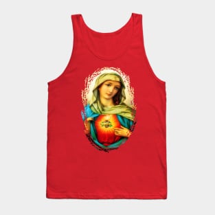 Immaculate Heart of Virgin Mary Catholic Saint A-101521 Tank Top